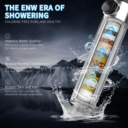 THE FILTERED SHOWERHEAD