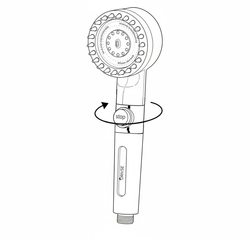 3. Screw the handle back together, and your Shower head is ready for action!