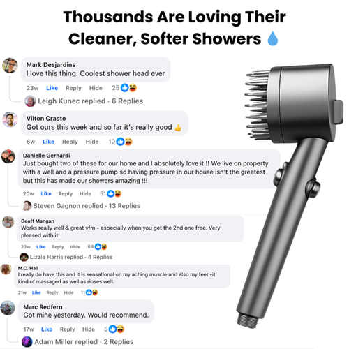 THE FILTERED SHOWERHEAD