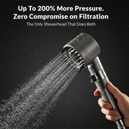 THE FILTERED SHOWERHEAD